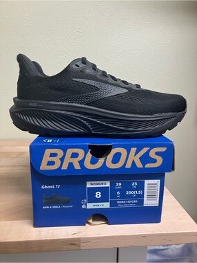 Brooks Women's Ghost 17 Sneakers - Black